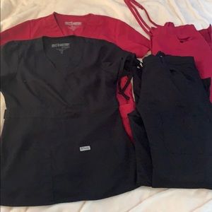 2 scrub sets and a jacket